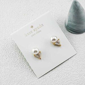 Kate Spade Pearl Inlaid Stud Earrings